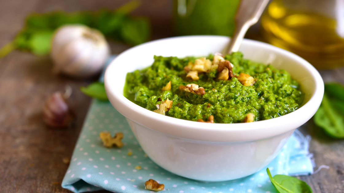 Recipe: Spinach and Walnut Pesto