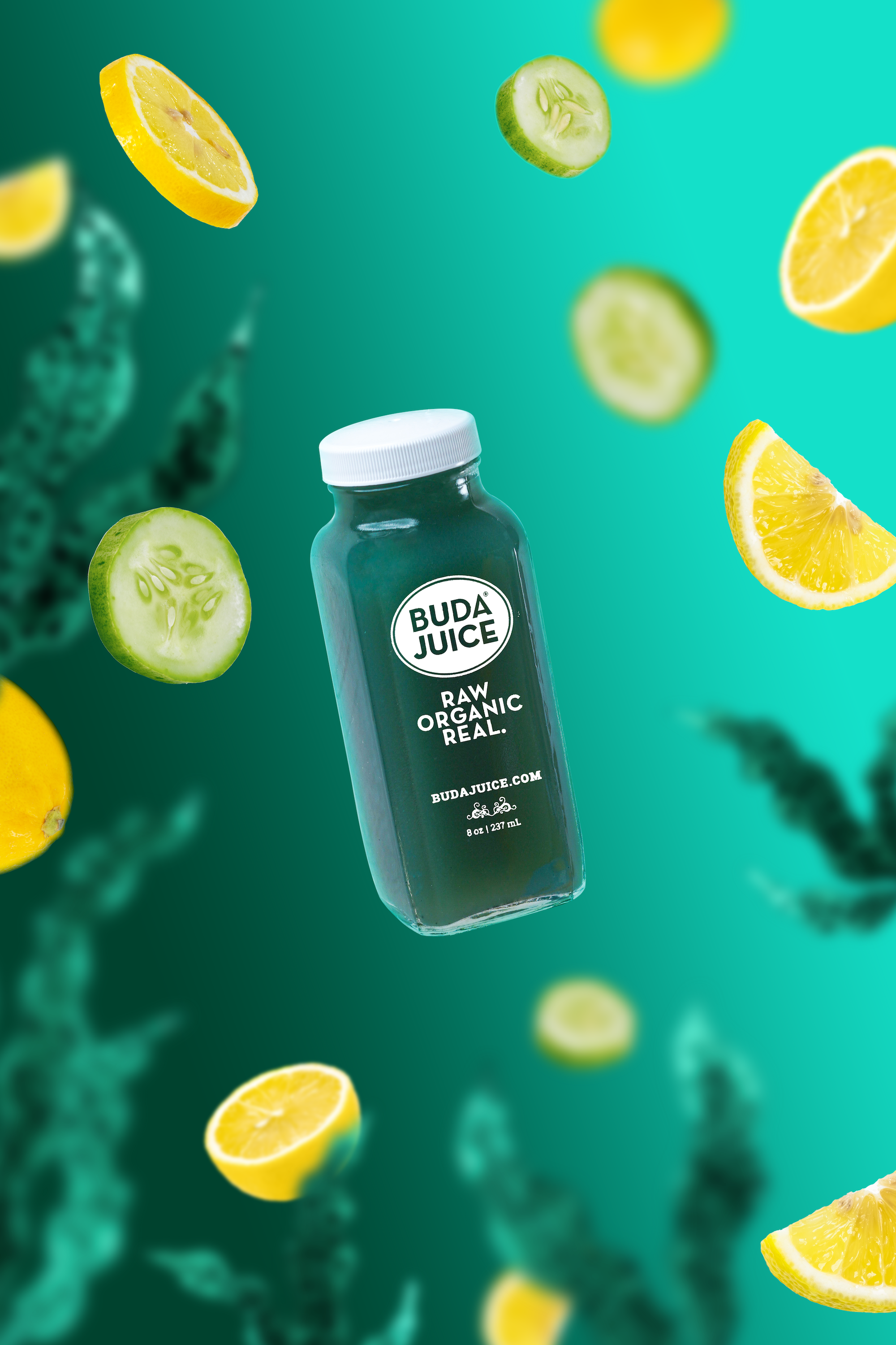 Blue Cold-Pressed Organic Juice