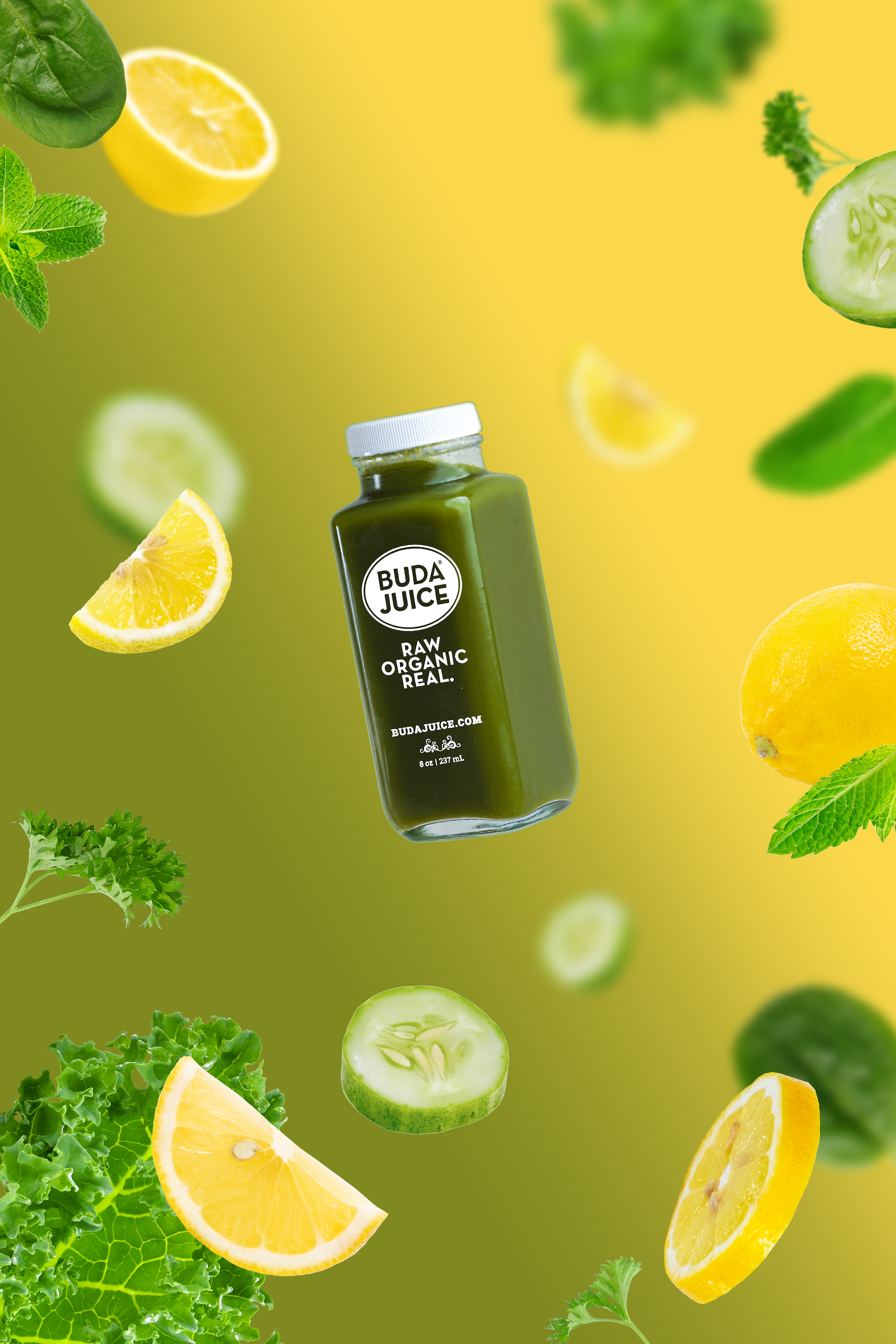 Green Cold-Pressed Organic Juice