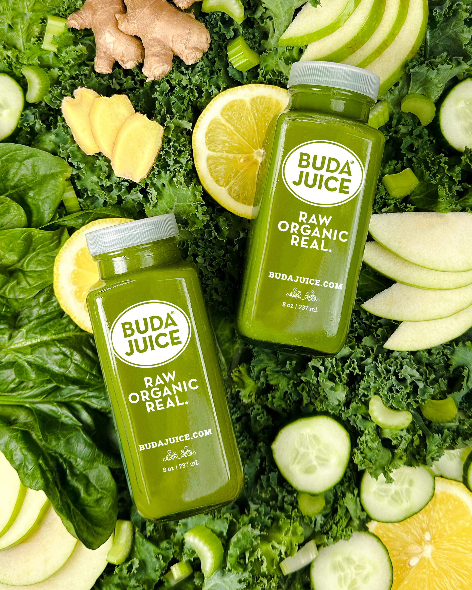 Green Cold-Pressed Organic Juice