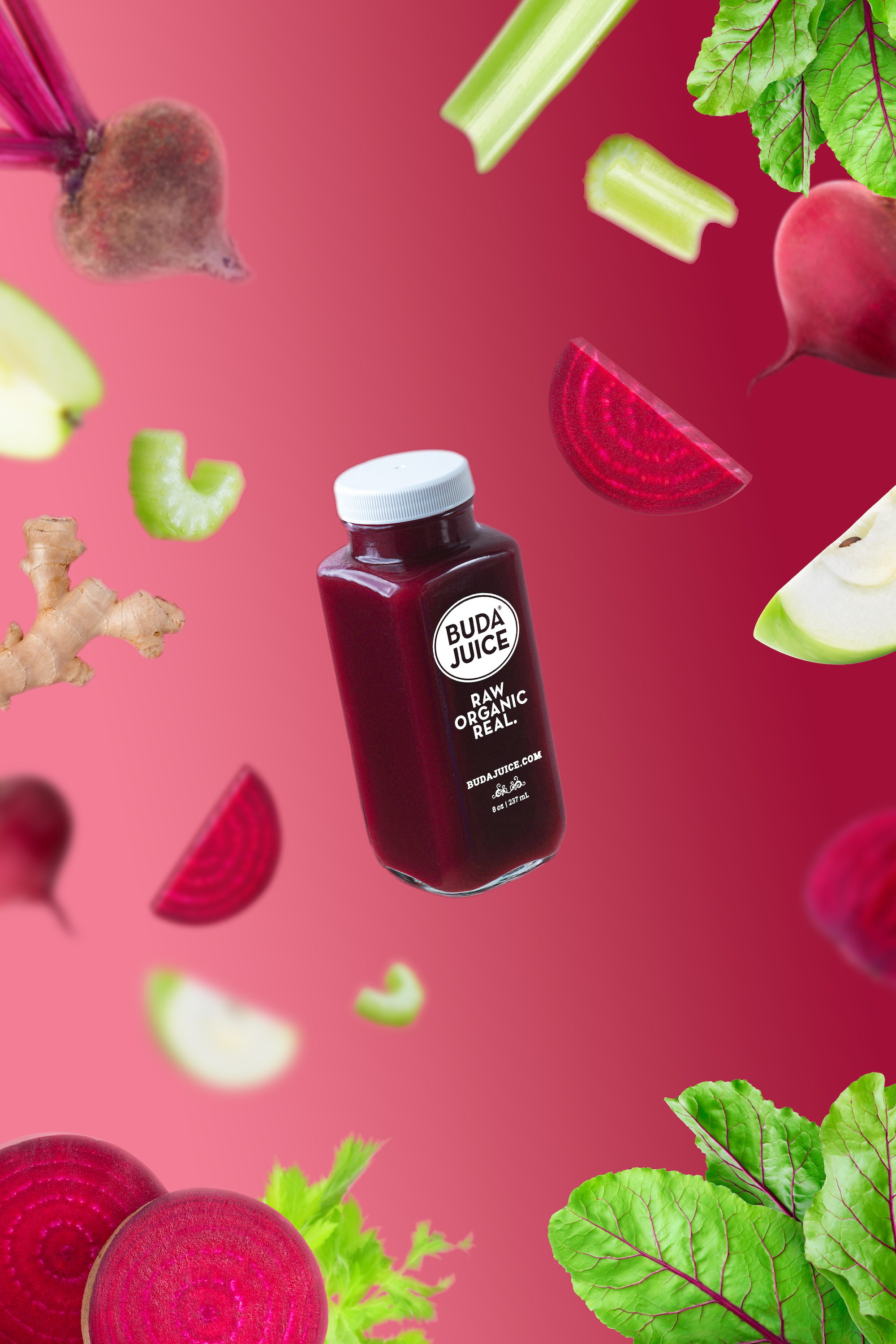 Red Cold-Pressed Organic Juice